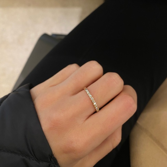 18k yellow gold wedding band - Picture 1 of 4